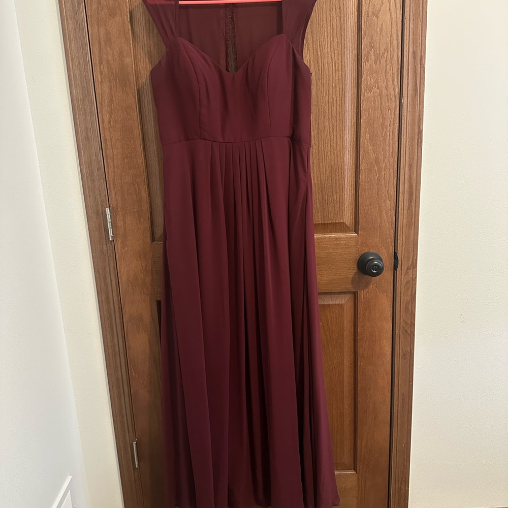 Bill Levkoff Wine/Burgundy dress